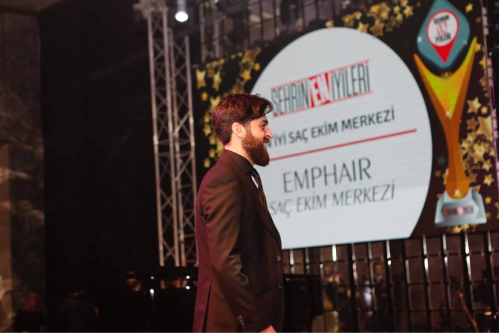 emphair şehrin en iyileri - en iyi saç ekim merkezi ödülü